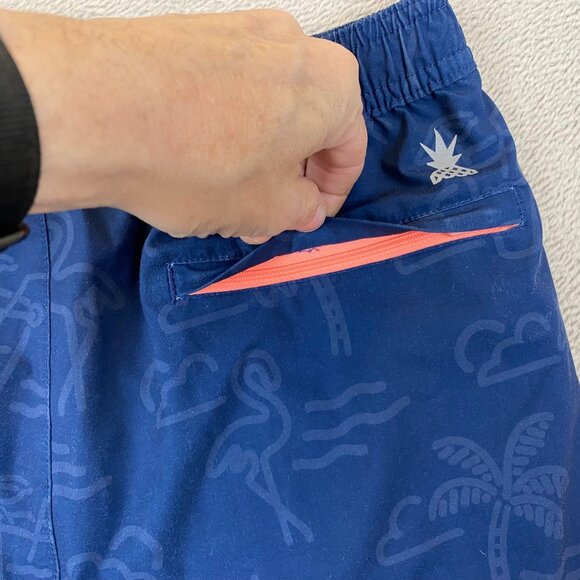 Chubbies Mens Swim Trunks Medium Blue Swimwear Beach Summer Pull On Casual - Picture 6 of 9